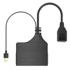Female RJ45 4 in 1 Gigabit Network Splitter Cable Ethernet Network Coupler, Female 4 in 1 Gigabit