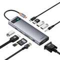 Baseus StarJoy Multifunctional 10-Port USB-C / Type-C HUB Adapter, B00030709811-00