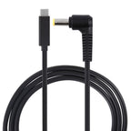 PD65W USB-C / Type-C Elbow to 5.5 x 2.5mm Laptop Power Charging Cable 1.5m, Type-C to 5.5 x 2.5mm(Elbow)