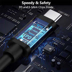 PD65W USB-C / Type-C Elbow to 5.5 x 2.5mm Laptop Power Charging Cable 1.5m, Type-C to 5.5 x 2.5mm(Elbow)