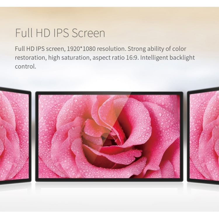 32 inch LCD Display Digital Photo Frame, RK3399 Dual-core A72 + Quad-core A53 up to 2.0GHz, Android 7.1, 2GB+16GB, Support WiFi & Ethernet & Bluetooth & SD Card & 3.5mm Jack