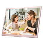 HSD1707 17 inch LED 1440X900 High Resolution Display Digital Photo Frame with Holder and Remote Control, Support SD / MMC / MS Card / USB Port, US Plug(Silver), HSD1707 17 inch