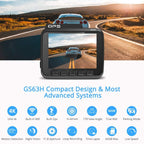 GS63H Car DVR Camera 2.4 inch LCD Screen HD 2880 x 2160P 150 Degree Wide Angle Viewing, Support Motion Detection / TF Card / G-Sensor / GPS / WiFi / HDMI, GS63H
