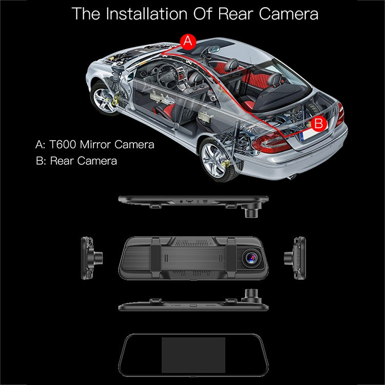 Anytek T600 Ultra HD 1080P 5.5 inch IPS Touch Screen Car DVR Driving Recorder, T600