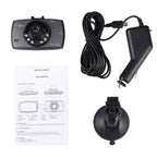 Car DVR Camera 2.7 inch LCD 480P 1.3MP Camera 120 Degree Wide Angle Viewing, Support Night Vision / Motion Detection / TF Card / G-Sensor, 2.7 inch