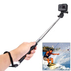 PULUZ 53 in 1 Accessories Total Ultimate Combo Kits (Chest Strap + Suction Cup Mount + 3-Way Pivot Arms + J-Hook Buckle + Wrist Strap + Helmet Strap + Extendable Monopod + Surface Mounts + Tripod Adapters + Storage Bag + Handlebar Mount) for GoPro, Ins...