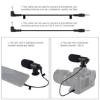 PULUZ U/C Shape Portable Handheld DV Bracket Stabilizer + LED Studio Light + Video Shotgun Microphone Kit with Cold Shoe Tripod Head  for All SLR Cameras and Home DV Camera, Bracket + Mic + LED(AE), Bracket Kits + Mic + LED(US), Bracket Kits + Mic + LED