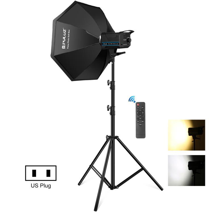 PULUZ 120W Photo Studio Strobe Flash Light Kit with Softbox Reflector & Tripod, 120W 2700K-6500K Light Kit US Plug, 120W 2700K-6500K Light Kit AU Plug, 120W 2700K-6500KK Light Kit EU Plug, 120W 2700K-6500K Light Kit UK Plug