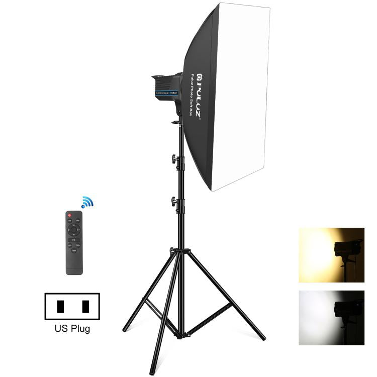 PULUZ 120W Photo Studio Strobe Flash Light Kit with Softbox Reflector & Tripod, Rectangle 120W 2700K-6500K Light Kit US Plug, Rectangle 120W 2700K-6500K Light Kit AU Plug, Rectangle 120W 2700K-6500K Light Kit EU Plug                                    ...