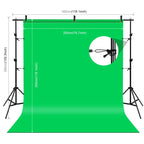PULUZ LED Light Studio Softbox Photography Kit with 220V Bulb & Background & Reflective & Tripod Mount & Sandbags, Photography Light  Kit, EU Plug, Photography Light  Kit, US Plug
