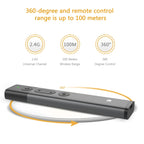 DOOSL DSIT036 Red Laser Pointer 2.4GHz Wireless Presenter PowerPoint Clicker, Red Laser