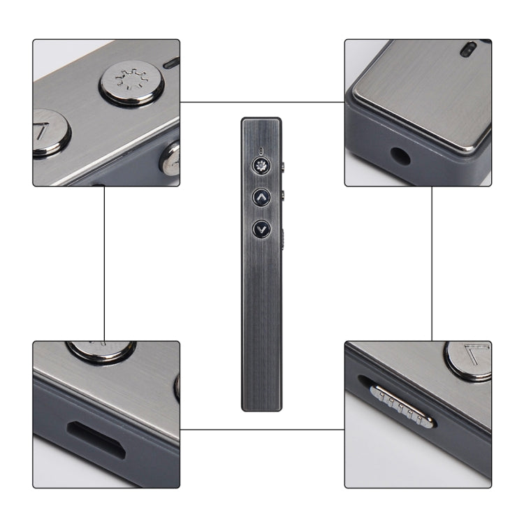 PR-20 Wireless Presenter PowerPoint PPT Clicker Presentation Remote Control Pen Laser Pointer Flip Pen with Air Mouse Function, Laser Pointer Flip Pen