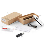 ASiNG A800 USB Charging 2.4GHz Wireless Presenter PowerPoint Clicker Representation Remote Control Pointer, Control Distance: 100m, Distance: 100m(Black), Distance: 100m(White)