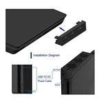 DOBE TP4-819 Temperature Control Cooling Fan for Sony PS4 Slim Game Console, TP4-819