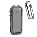 For Insta360 X4 Air PULUZ Metal Protective Cage Rig Housing Frame with Expand Cold Shoe Base, For Insta360 X4 Air