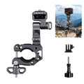 PULUZ Panoramic & Action Cameras Professional 3-Way Gimbal Motorcycles Bicycles Handlebar Aluminium Alloy Mount, Handlebar Aluminium Alloy Mount