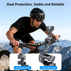 PULUZ Panoramic & Action Cameras Professional 3-Way Gimbal Motorcycles Bicycles Handlebar Aluminium Alloy Mount, Handlebar Aluminium Alloy Mount