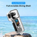 For DJI Osmo Pocket 4 Gimbal Camera 50m Diving Waterproof Case