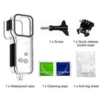 For DJI Osmo Pocket 4 Gimbal Camera 50m Diving Waterproof Case