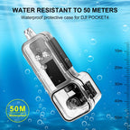 For DJI Osmo Pocket 4 Gimbal Camera 50m Diving Waterproof Case