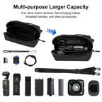 For DJI Osmo Pocket 4 / 3 PULUZ Multifunctional Carrying Storage Handbag Data Camera Digital Bag with Shoulder Strap, Camera Digital Bag