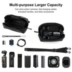 For DJI Osmo Pocket 4 / 3 PULUZ Multifunctional Carrying Storage Handbag Data Camera Digital Bag with Shoulder Strap