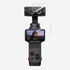 For Insta360 Luna Ultra PULUZ 9H 2.5D HD Tempered Glass Screen Film + Lens Protector