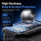 For Insta360 Luna Ultra PULUZ 9H 2.5D HD Tempered Glass Screen Film + Lens Protector