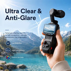 For Insta360 Luna Ultra PULUZ 9H 2.5D HD Tempered Glass Screen Film + Lens Protector