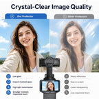 For Insta360 Luna Ultra PULUZ 9H 2.5D HD Tempered Glass Screen Film + Lens Protector