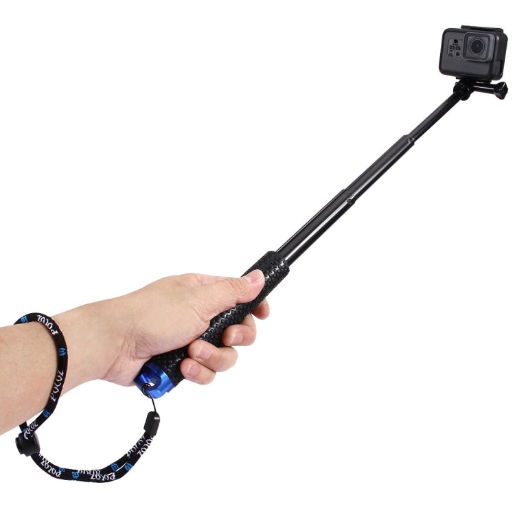 PULUZ Handheld Extendable Pole Monopod for DJI, Insta360, GoPro and Other Action Cameras, Length: 19-49cm, Length: 19-49cm