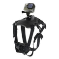 PULUZ Hound Dog Fetch Harness Adjustable Chest Strap Mount for GoPro, Insta360, DJI and Other Action Cameras, Dog Chest Strap