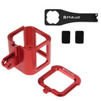PULUZ Housing Shell CNC Aluminum Alloy Protective Cage with Insurance Frame for GoPro HERO5 Session /HERO4 Session /HERO Session, For HERO5 Session with Frame UK Stock, For HERO4 Session UK Stock, For HERO5 Session with Frame US Stock                  ...