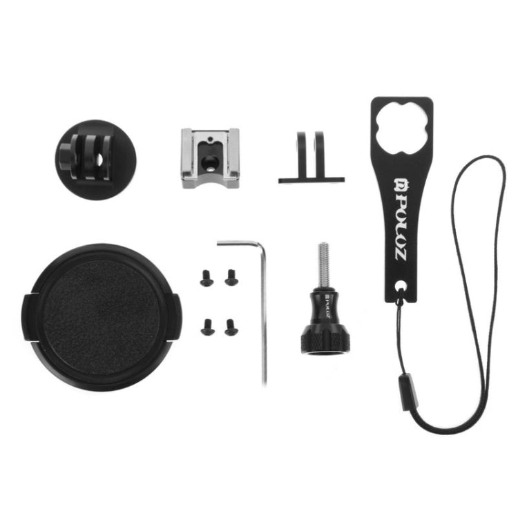 PULUZ Housing Shell CNC Aluminum Alloy Protective Cage Kit with Metal Wrench & Lens Cap & Screw & Tripod Adapter for GoPro HERO5 Session /HERO4 Session /HERO Session, For HERO5 Session UK Stock, For HERO5 Session US Stock, For HERO5 Session            ...