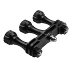 PULUZ CNC Aluminum Multi-functional Connection Mount with 3 Long Screws & Wrench for GoPro, Insta360, DJI and Other Action Cameras, 3 Long Screws