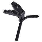 PULUZ Grip Folding Tripod Mount with Adapter & Screws for DJI, Insta360, GoPro and Other Action Cameras, Load Max: 2kg, Load Max: 2kg