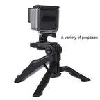 PULUZ Grip Folding Tripod Mount with Adapter & Screws for DJI, Insta360, GoPro and Other Action Cameras, Load Max: 2kg, Load Max: 2kg