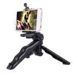 PULUZ Grip Folding Tripod Mount with Adapter & Screws for DJI, Insta360, GoPro and Other Action Cameras, Load Max: 2kg, Load Max: 2kg
