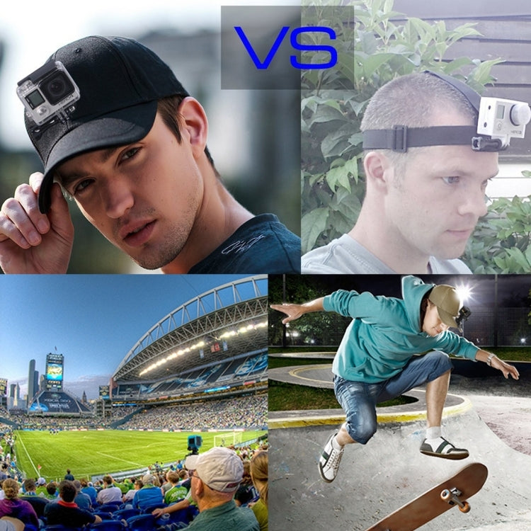 PULUZ Baseball Hat with J-Hook Buckle Mount & Screw for GoPro, DJI OSMO Action and Other Action Cameras, Baseball Hat Black Color, Baseball Hat Red Color, Baseball Hat Dark Blue Color, Baseball Hat Black (US Stock), Baseball Hat Red (US Stock)         ...