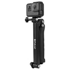 PULUZ 3-Way Grip Foldable Tripod Selfie-stick Extension Monopod for DJI, Insta360, GoPro and Other Action Cameras, Length: 20-58cm, Length: 20-58cm, Length: 20-58cm(AE)