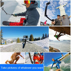 PULUZ 3-Way Grip Foldable Tripod Selfie-stick Extension Monopod for DJI, Insta360, GoPro and Other Action Cameras, Length: 20-58cm, Length: 20-58cm, Length: 20-58cm(AE)
