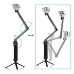 PULUZ 3-Way Grip Foldable Tripod Selfie-stick Extension Monopod for DJI, Insta360, GoPro and Other Action Cameras, Length: 20-58cm, Length: 20-58cm, Length: 20-58cm(AE)