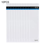 10 PCS PULUZ 34.5cm x 9cm Hang Hole Clear Front White Pearl Jewelry Zip Lock Packaging Bag(Size: S, Lengthened type), Size: S, Lengthened type