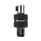 PULUZ 360 Degree Rotation CNC Swivel Pivot Extension Arm Tripod Mount for GoPro, Insta360, DJI and Other Action Cameras, Extension Adapter