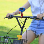 PULUZ 360 Degree Rotation Bike Aluminum Handlebar Adapter Mount with Screw for GoPro, Insta360, DJI and Other Action Cameras, AE Stock (Blue), US Stock (Red), China Stock (Red), US Stock (Blue), China Stock (Blue), US Stock (Black)                     ...
