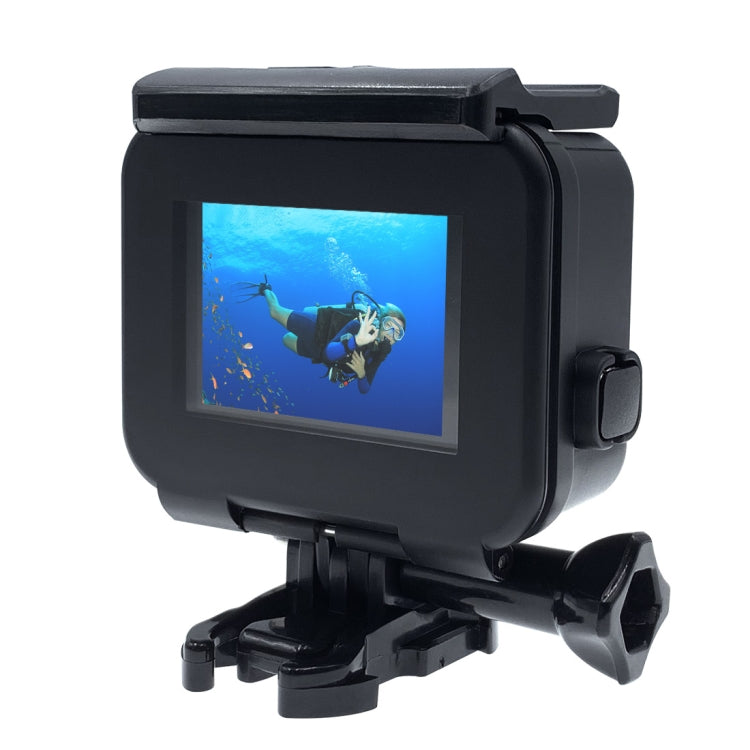 PULUZ 60m Waterproof Housing Protective Case for GoPro HERO(2018) / HERO7 Black /6 /5, with Buckle Basic Mount & Screw, No Need to Remove Lens, 2 in 1 for HERO5, 2 in 1 for HERO5 (AE)