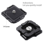PULUZ Capture Camera Clip Aluminum Alloy Quick Release Clip with Plate, Capture Clip(AE), Quick Release(Blue), Capture Clip