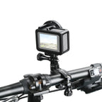 PULUZ 360 Degree Rotation Bike Aluminum Handlebar Adapter Mount with Screw for GoPro, Insta360, DJI and Other Action Cameras, Handlebar Adapter Mount 2