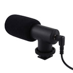 PULUZ 3.5mm Audio Stereo Recording Vlogging Professional Interview Microphone for DSLR & DV Camcorder, Smartphones, Mini Microphone