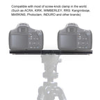 PULUZ 200mm Length PU-200 Aluminum-magnesium Alloy Quick Release Plate QR Clamp for Benro B3 / J2 /J3 Tripod Ball Head